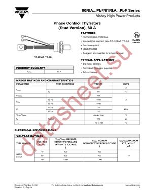 80RIA120PBF datasheet  